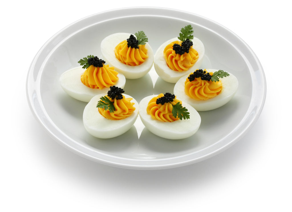 How to make Devilled Eggs with Caviar