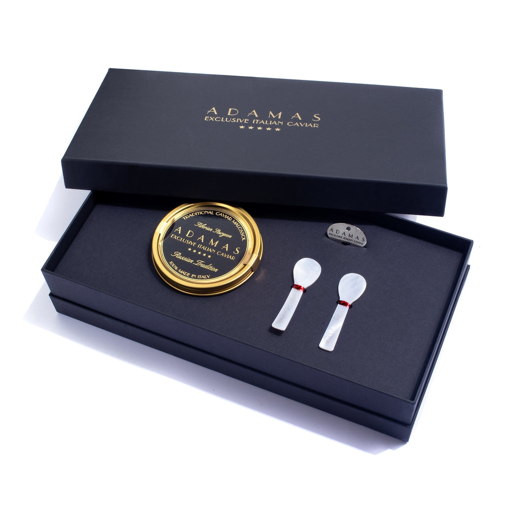 Adamas Caviar Black Label Gift Set - Caviar and Cocktails