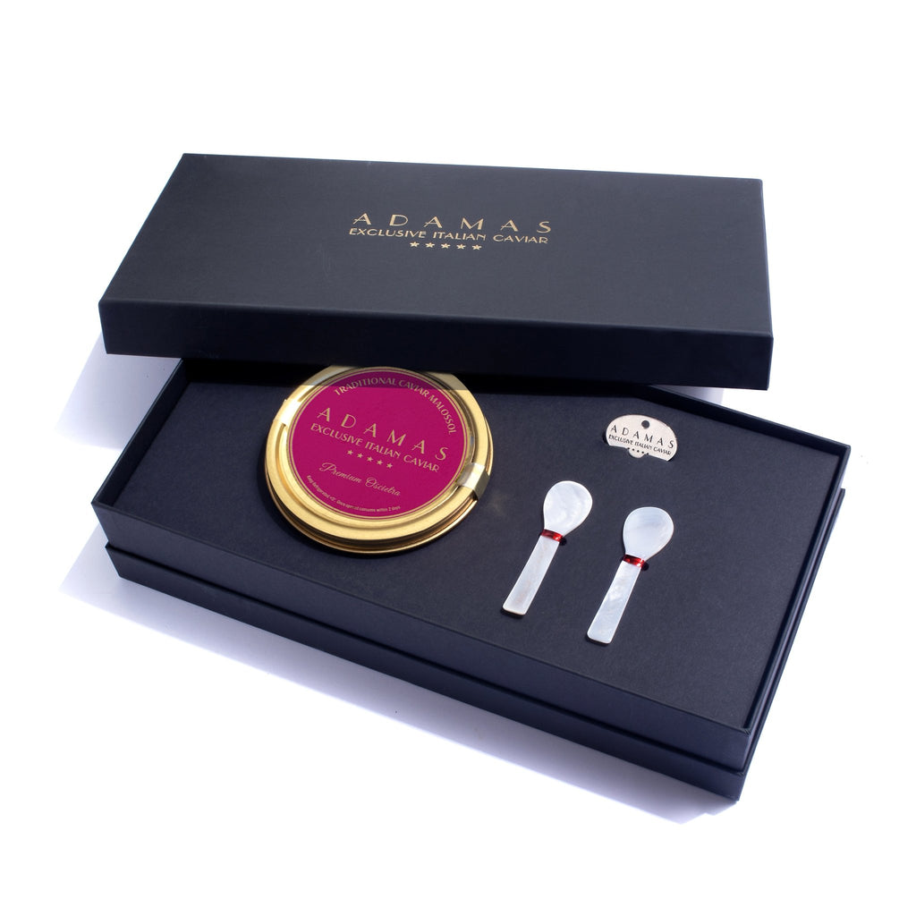 Adamas Caviar Premium Oscietra Gift Set - Caviar and Cocktails