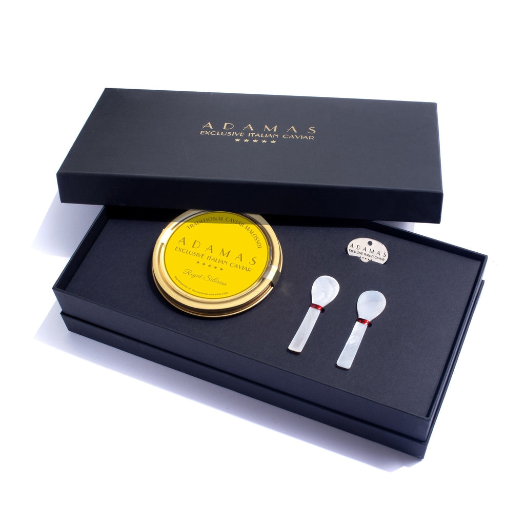 Adamas Caviar Yellow Label Gift Set - Caviar and Cocktails