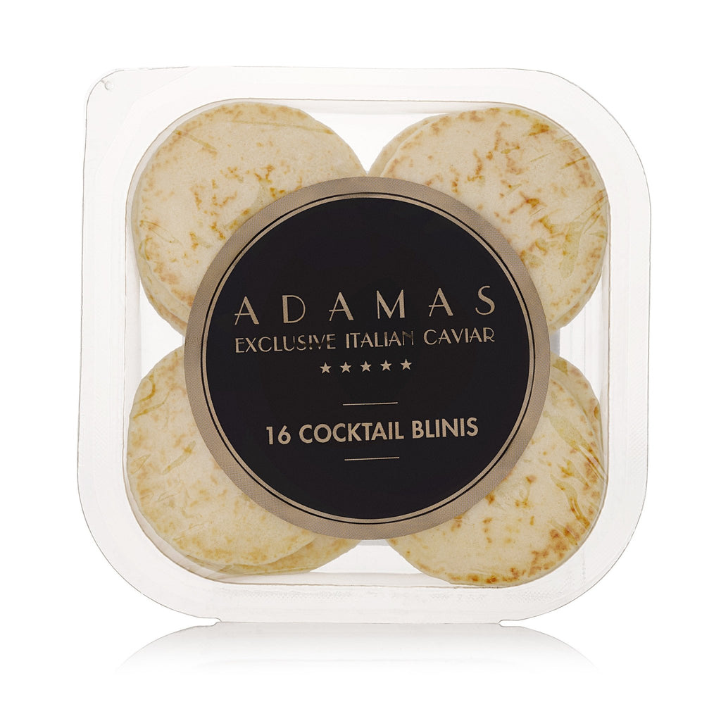 Adamas Cocktail Blinis - Caviar and Cocktails